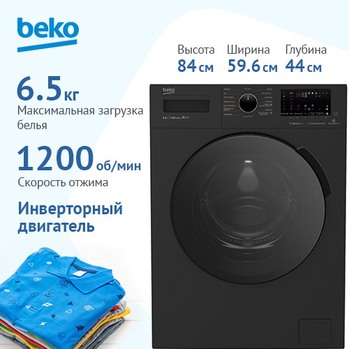 Стиральная машина BEKO WSPE 6H616 A &mdash; фото 3