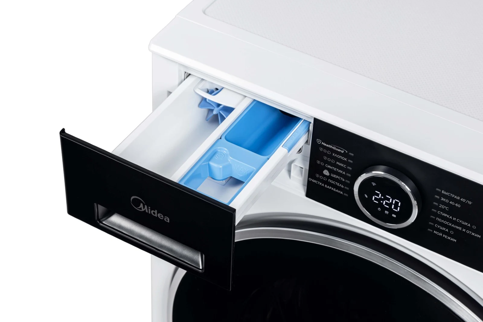 Стирально-сушильная машина MIDEA MF205D80WB/W-RU &mdash; фото 7