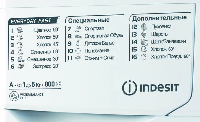 Стиральная машина INDESIT EWSB 5085 &mdash; фото 5