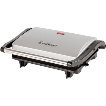 Электрогриль ENDEVER Grillmaster 115 серебристый/черный Электрогриль ENDEVER Grillmaster 115 серебристый/черный