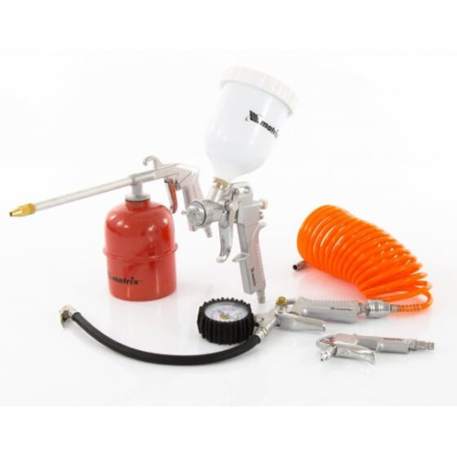 Набор пневмоинструмента Matrix 57304 5 предметов Набор пневмоинструмента Matrix 57304 5 предметов