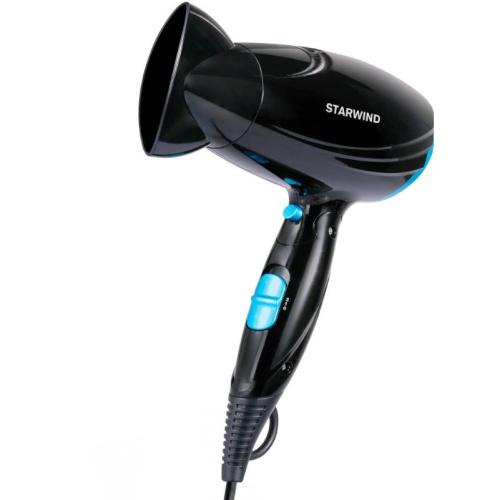 Фен Starwind SHD 7066 черный/синий Фен Starwind SHD 7066 черный/синий