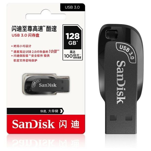 USB-флешка SanDisk CZ410 Ultra Shift (SDCZ410-128G-G46) 128GB USB 3.0, Black USB-флешка SanDisk CZ410 Ultra Shift (SDCZ410-128G-G46) 128GB USB 3.0, Black