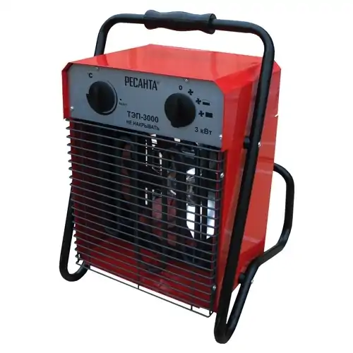 Электрическая Тепловая Пушка Ресанта Тэп-3000 Электрическая Тепловая Пушка Ресанта Тэп-3000