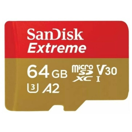 Карта памяти microSDXC Sandisk Extreme (SDSQXAH-064G-GN6MN) 64Gb Карта памяти microSDXC Sandisk Extreme (SDSQXAH-064G-GN6MN) 64Gb