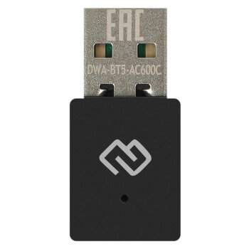 Сетевой адаптер Digma (DWA-BT5-AC600C) AC600/USB 2.0/WiFi + Bluetooth (ант.внутр.) 1ант. Сетевой адаптер Digma (DWA-BT5-AC600C) AC600/USB 2.0/WiFi + Bluetooth (ант.внутр.) 1ант.