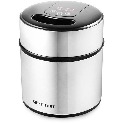 Мороженица Kitfort КТ-1804 серебристый/черный Мороженица Kitfort КТ-1804 серебристый/черный