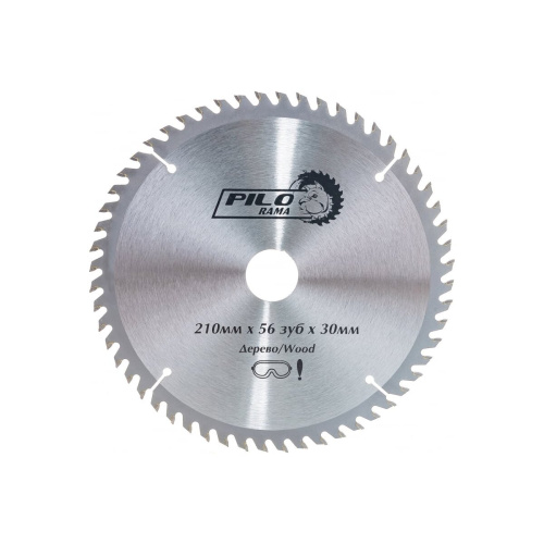 Диск пильный по дереву Pilorama 502156 210мм х 56 зуб х 30мм Диск пильный по дереву Pilorama 502156 210мм х 56 зуб х 30мм