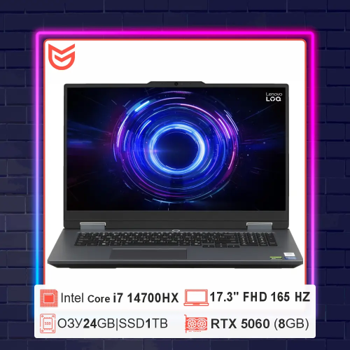 17.3" Lenovo LOQ 17IRX10 17.3" Lenovo LOQ 17IRX10 — Корпус и рабочая геометрия ноутбука