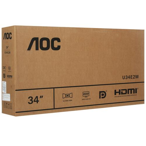 34" Монитор AOC U34E2M черный &mdash; фото 8