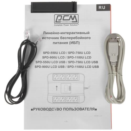 ИБП Powercom SPD-900U LCD &mdash; фото 6