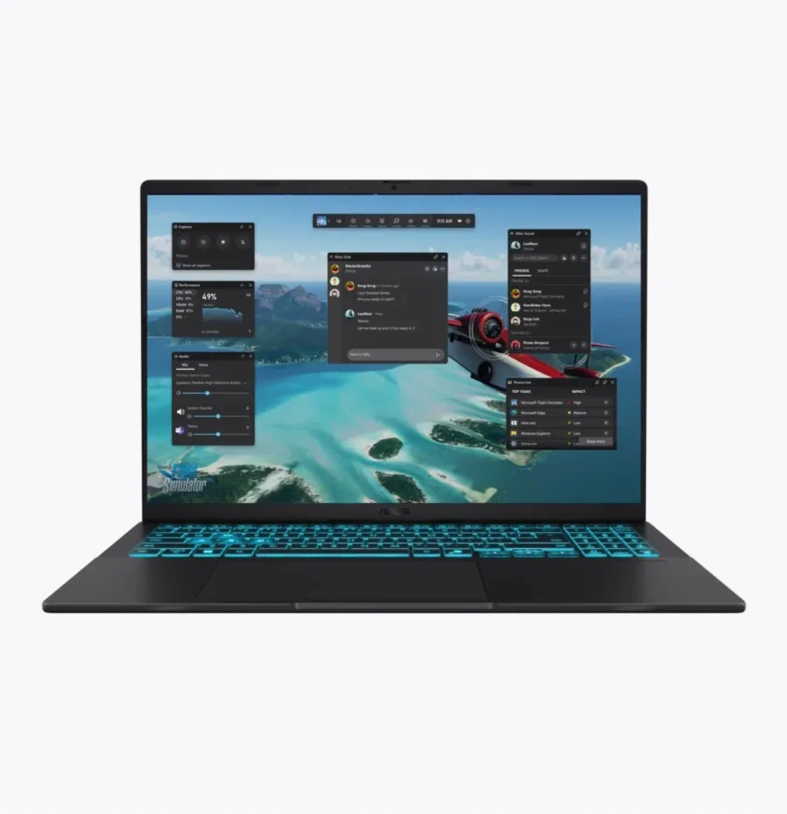 16" ASUS Vivobook V16 V3607VU-RP256 16" ASUS Vivobook V16 V3607VU-RP256 — Комплектация и дополнительный ракурс