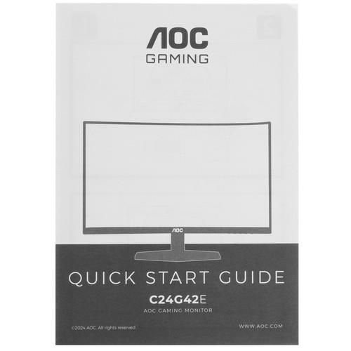 23.6" Монитор AOC C24G42E черный &mdash; фото 12