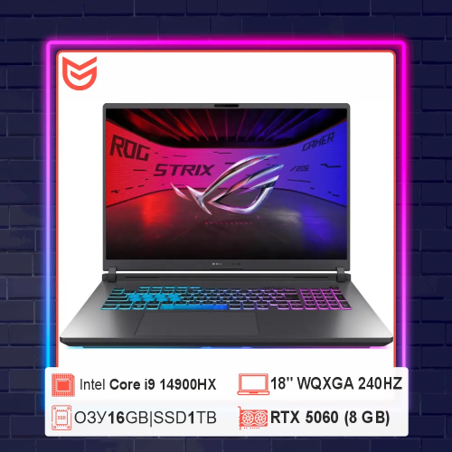18" ASUS ROG Strix G18 G815JM 18" ASUS ROG Strix G18 G815JM — Корпус и рабочая геометрия ноутбука