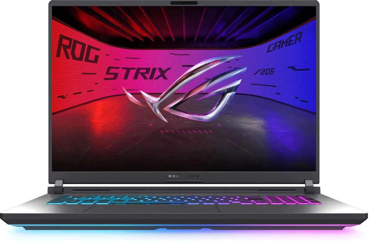 18" ASUS ROG Strix G18 G815JM 18" ASUS ROG Strix G18 G815JM — Комплектация и дополнительный ракурс
