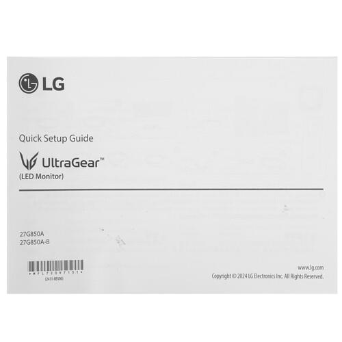 27" Монитор LG 27G850A-B черный &middot; DNR240413 &mdash; фото 13