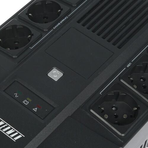 ИБП Powerman BRICK 800 ИБП Powerman BRICK 800 — Аккумуляторный отсек и вентиляция