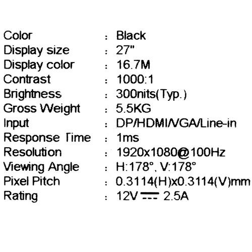 27" Монитор MSI PRO MP273A черный &mdash; фото 8