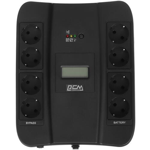 ИБП Powercom SPD-900U LCD ИБП Powercom SPD-900U LCD — Корпус, дисплей и индикация