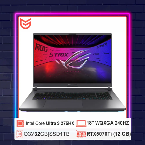 18" Asus ROG Strix Scar G18 18" Asus ROG Strix Scar G18 — Корпус и рабочая геометрия ноутбука