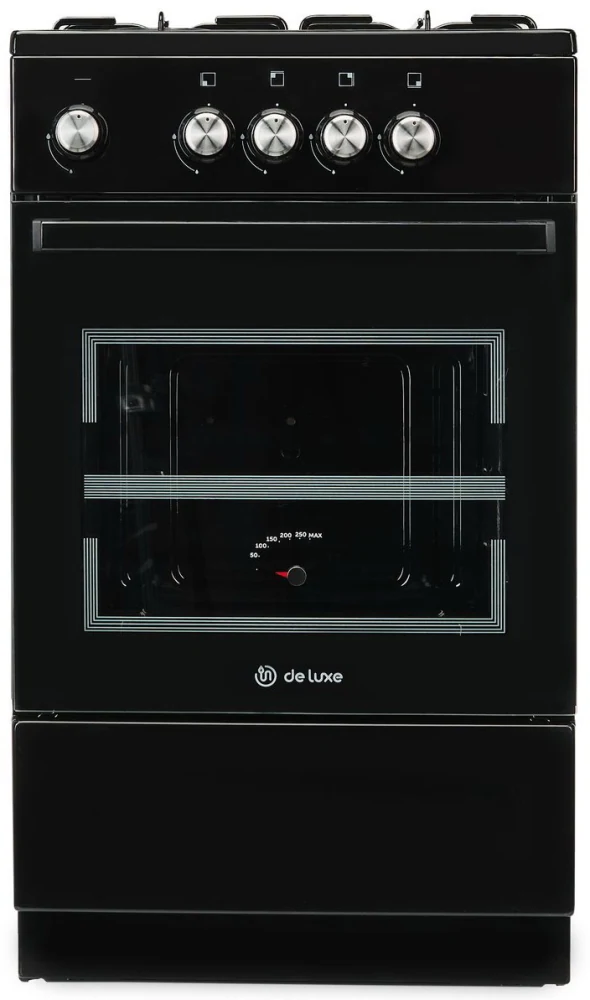 Кухонная плита DE LUXE 5040.48г (щ)-011 черный