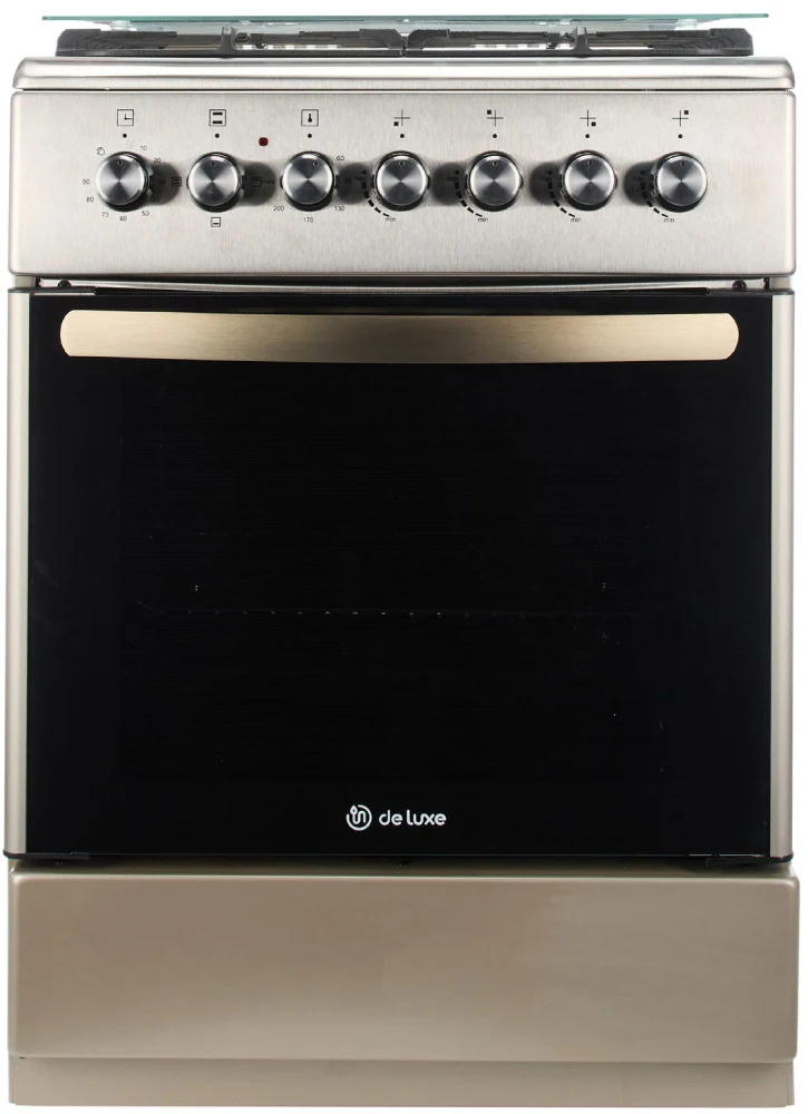 Кухонная плита DE LUXE 606040.00гэ-005(кр) ЧР нерж