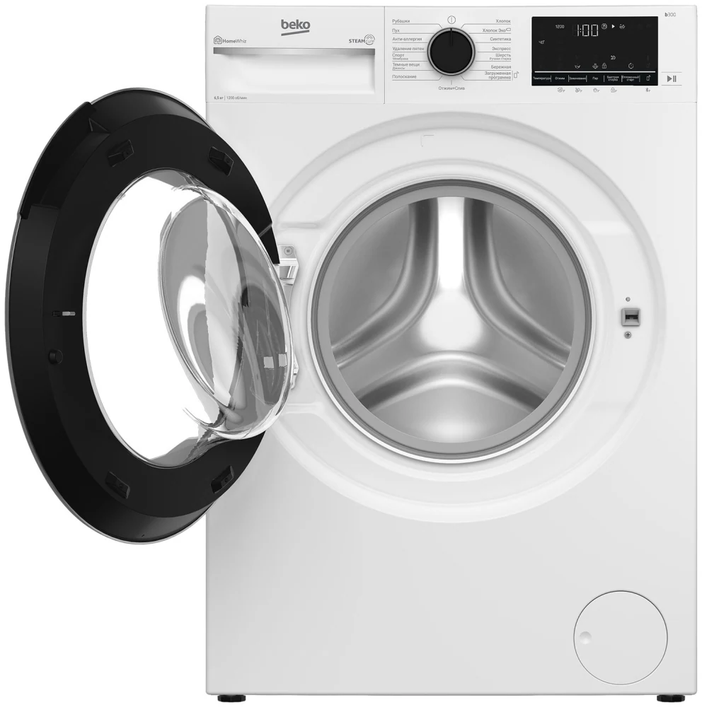 Стирально-сушильная машина BEKO B3WFR56H2WC &mdash; фото 2