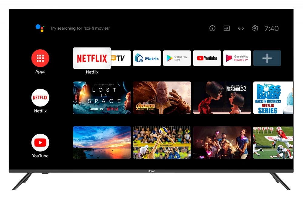 Телевизор Haier 55 SMART TV S1